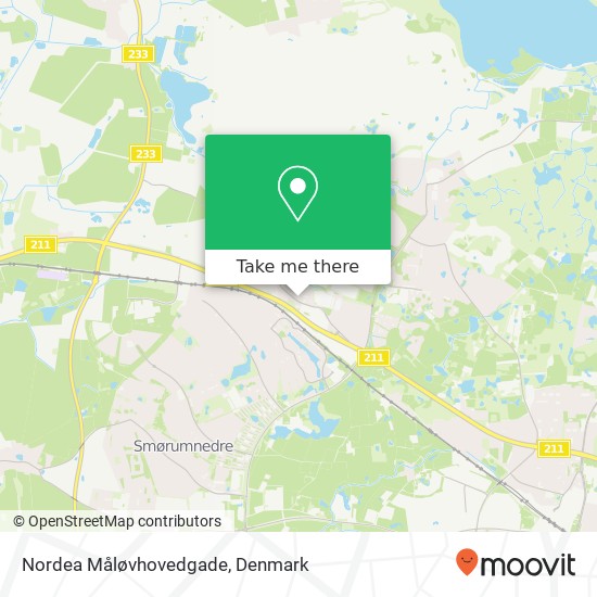 Nordea Måløvhovedgade map