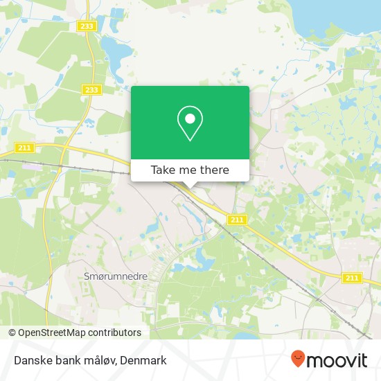 Danske bank måløv map