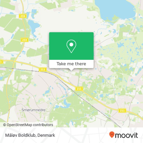 Måløv Boldklub map