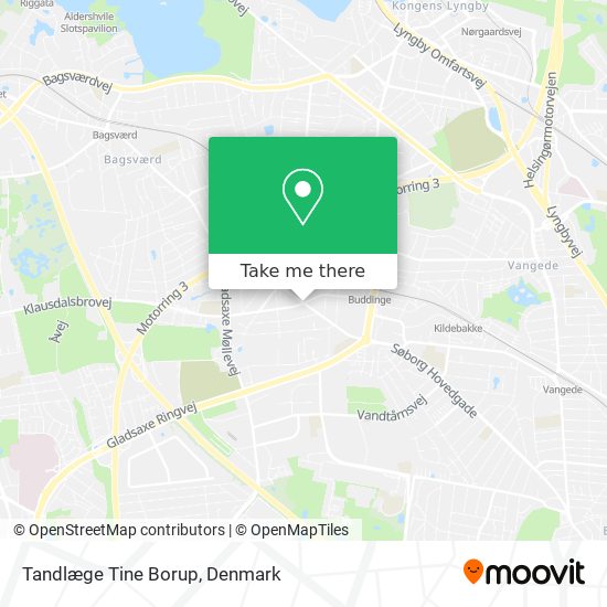 Tandlæge Tine Borup map