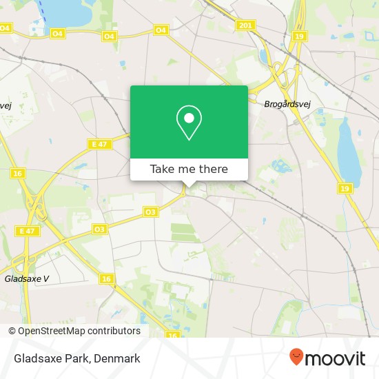 Gladsaxe Park map