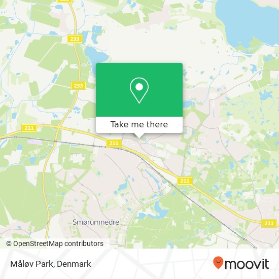 Måløv Park map