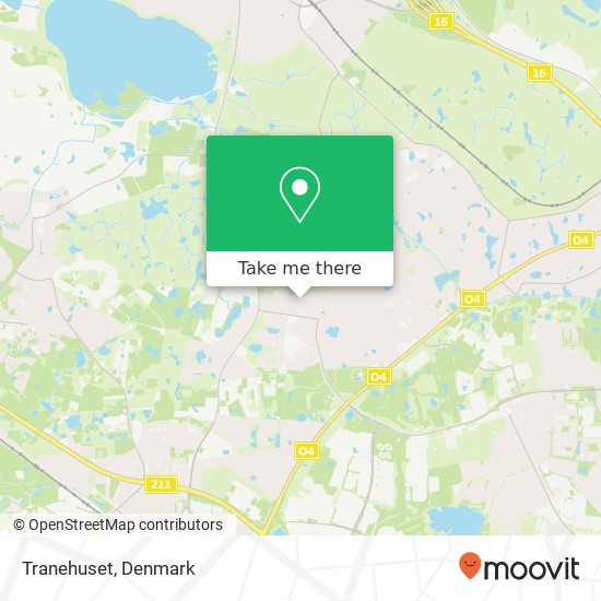 Tranehuset map