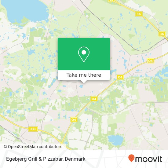 Egebjerg Grill & Pizzabar map