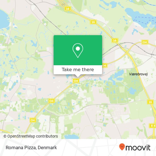 Romana Pizza map