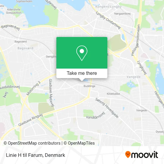 Linie H til Farum map