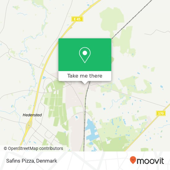 Safins Pizza map