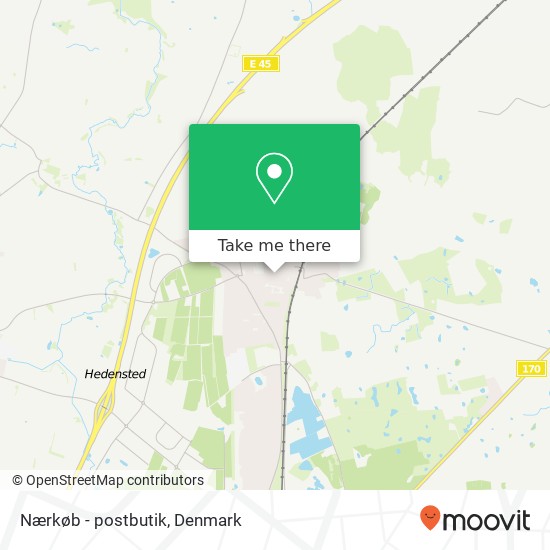 Nærkøb - postbutik map