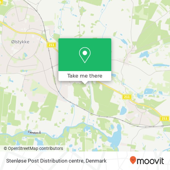 Stenløse Post Distribution centre map