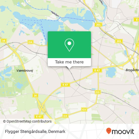 Flygger Stengårdsalle map