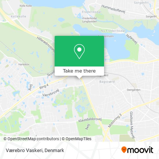 Værebro Vaskeri map