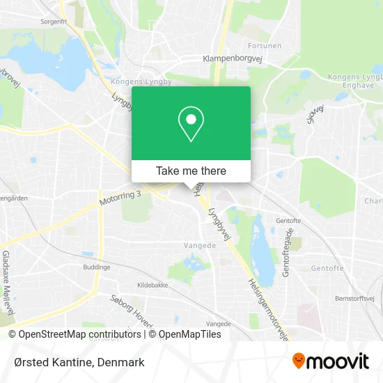 Ørsted Kantine map