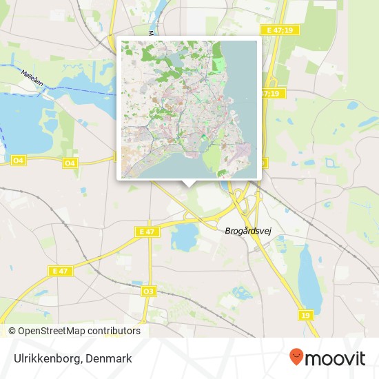 Ulrikkenborg map