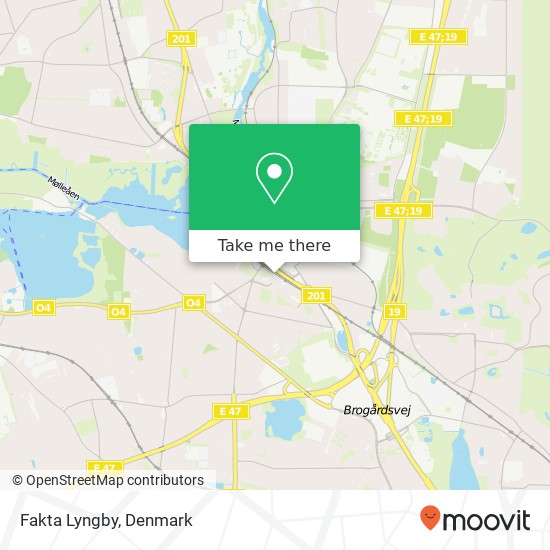 Fakta Lyngby map