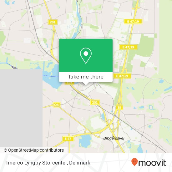 Imerco Lyngby Storcenter map