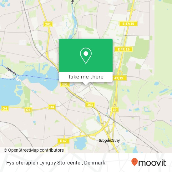 Fysioterapien Lyngby Storcenter map