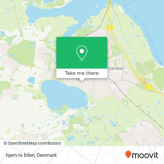 hjem-Is bilen map