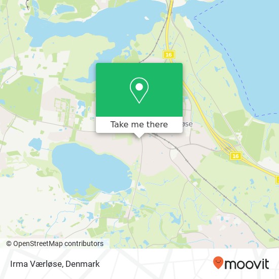 Irma Værløse map