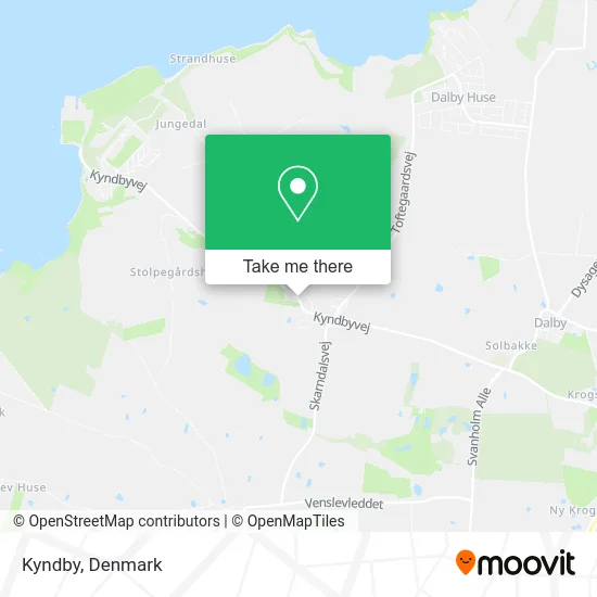 Kyndby map