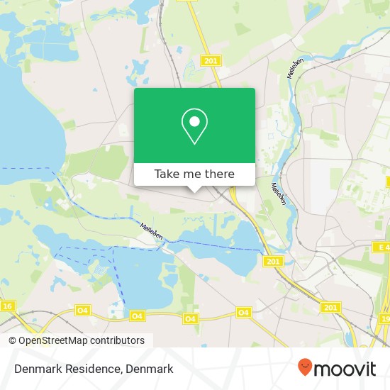 Denmark Residence map