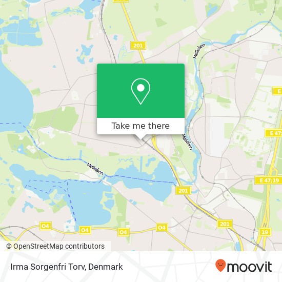 Irma Sorgenfri Torv map