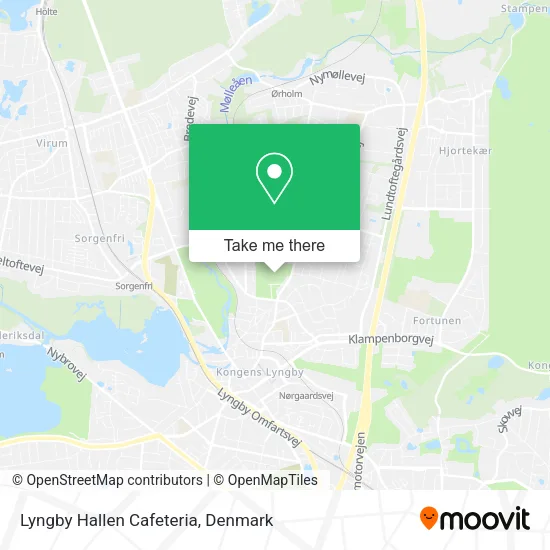 Lyngby Hallen Cafeteria map