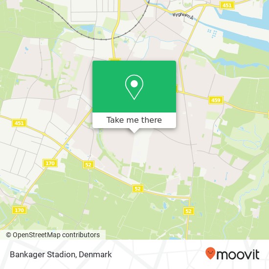 Bankager Stadion map