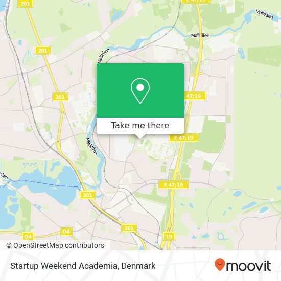 Startup Weekend Academia map