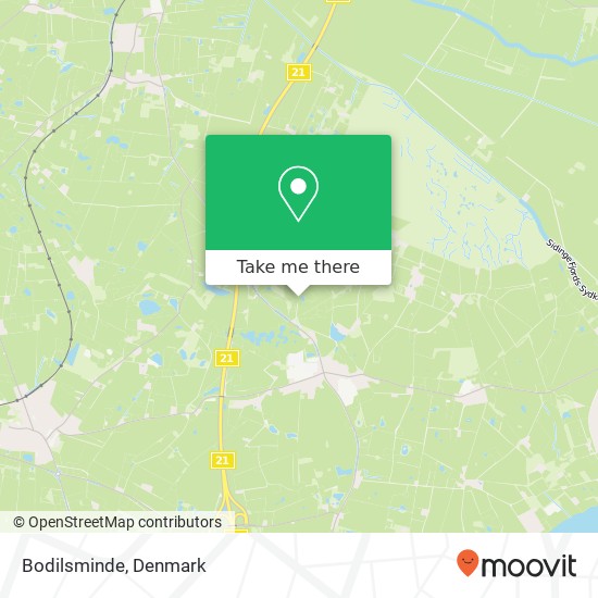 Bodilsminde map