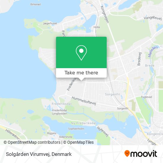 Solgården Virumvej map