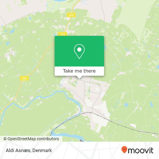 Aldi Asnæs map