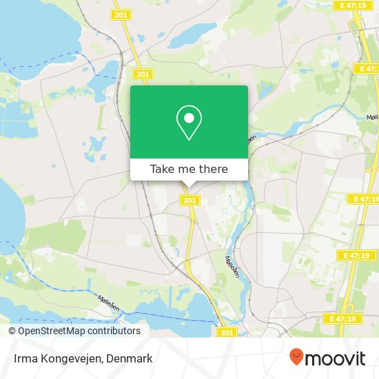 Irma Kongevejen map