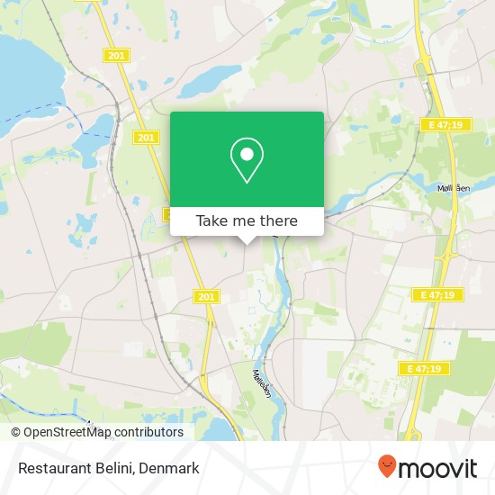Restaurant Belini map
