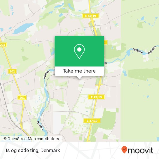 Is og søde ting map