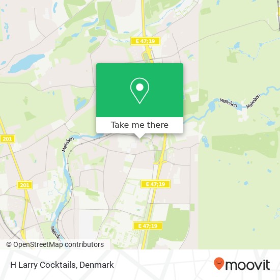 H Larry Cocktails map