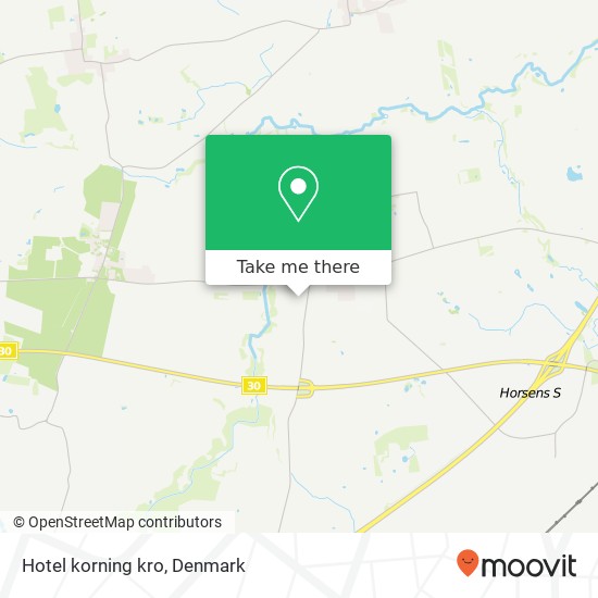 Hotel korning kro map