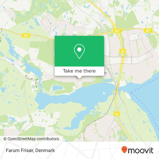 Farum Frisør map