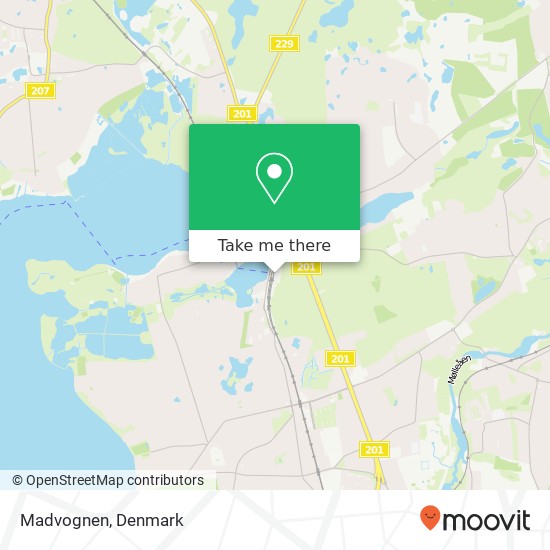 Madvognen map