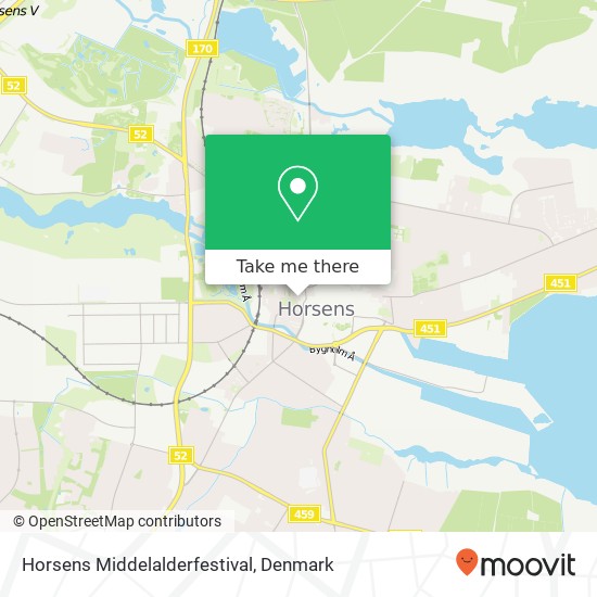 Horsens Middelalderfestival map