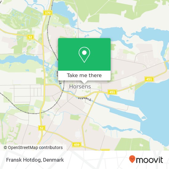 Fransk Hotdog map