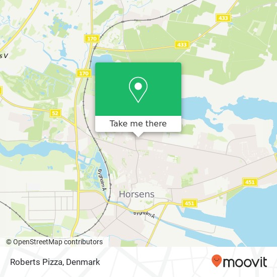 Roberts Pizza map