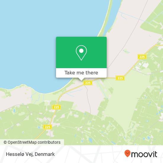 Hesselø Vej map