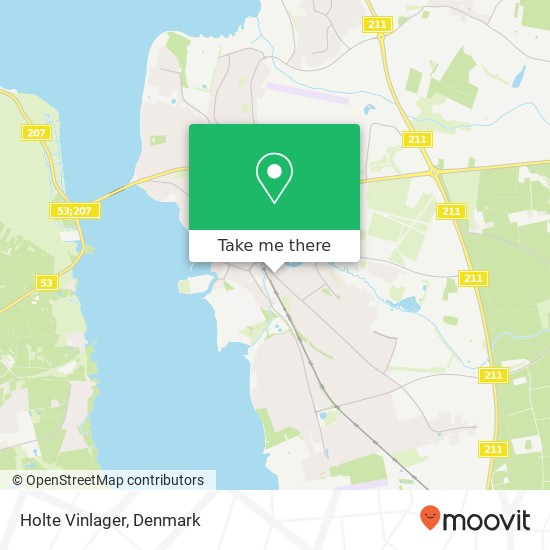 Holte Vinlager map