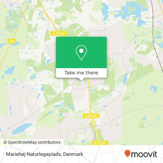 Mariehøj Naturlegeplads map