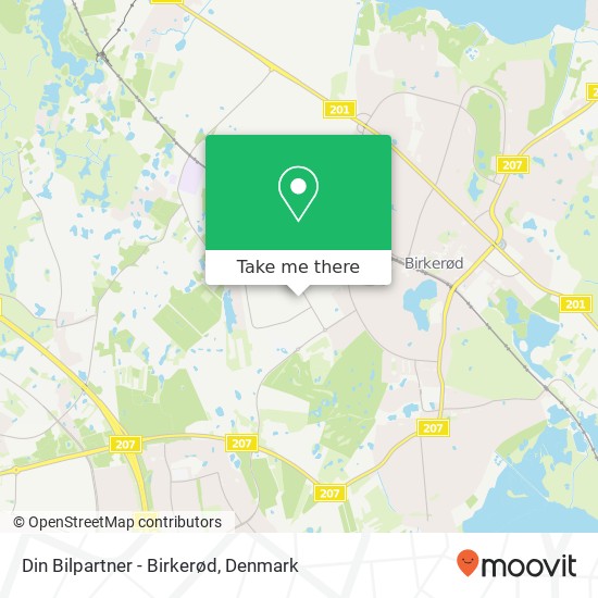 Din Bilpartner - Birkerød map