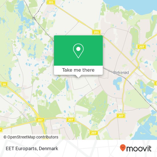 EET Europarts map