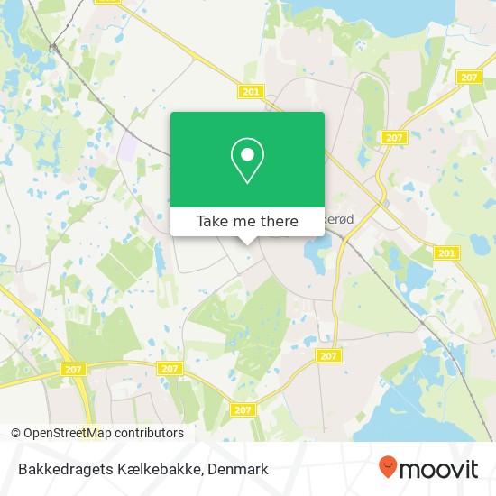 Bakkedragets Kælkebakke map