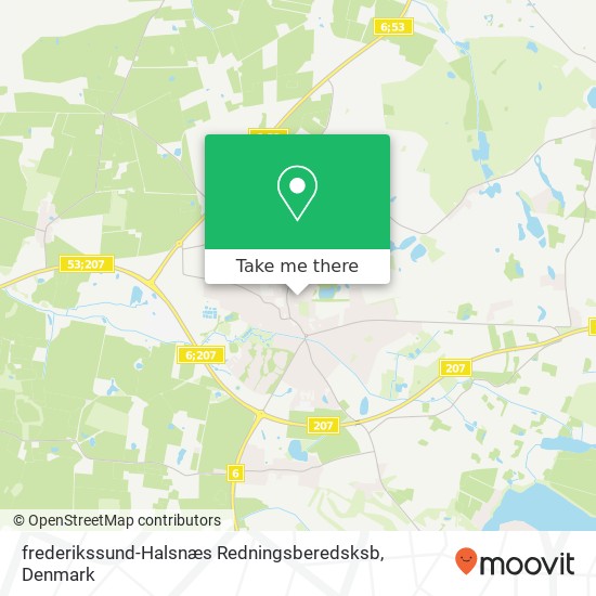 frederikssund-Halsnæs Redningsberedsksb map