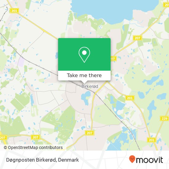 Døgnposten Birkerød map