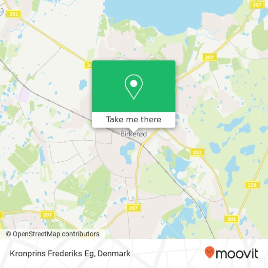 Kronprins Frederiks Eg map